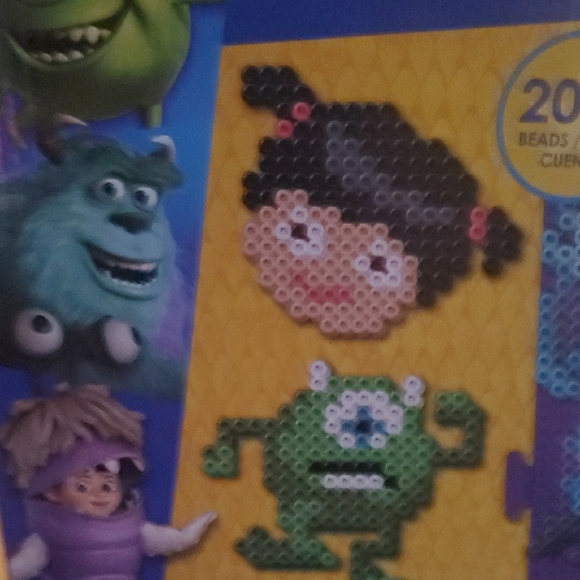 Disney Pixar Monsters Inc. Perler Bead Set - Blue, Green, and Purple - Picture 3 of 5